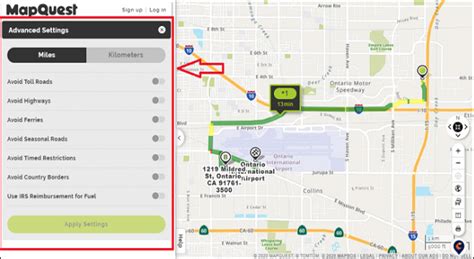 hermes route planner|mapquest route planner options.